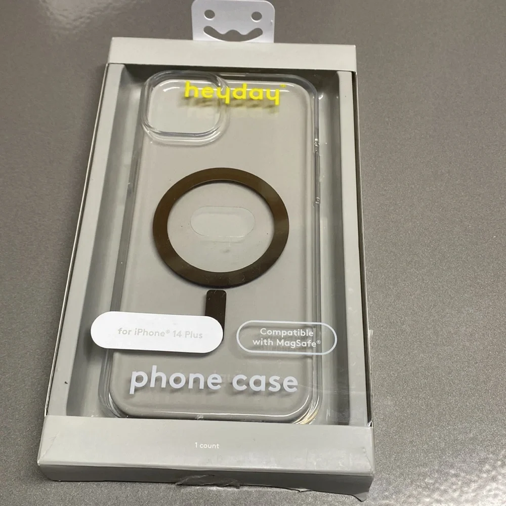 NEW Apple iPhone 14 Plus Case with MagSafe - heyday Clear